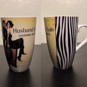 AMERICAN ATELIER Husband for Sale (Remote Included) Mug ~ Retro Collection